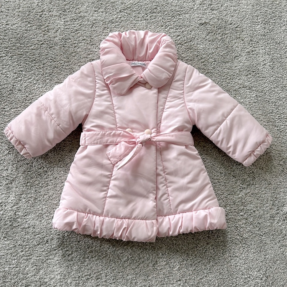 Girls Baby Graziella Pink Puffer Coat